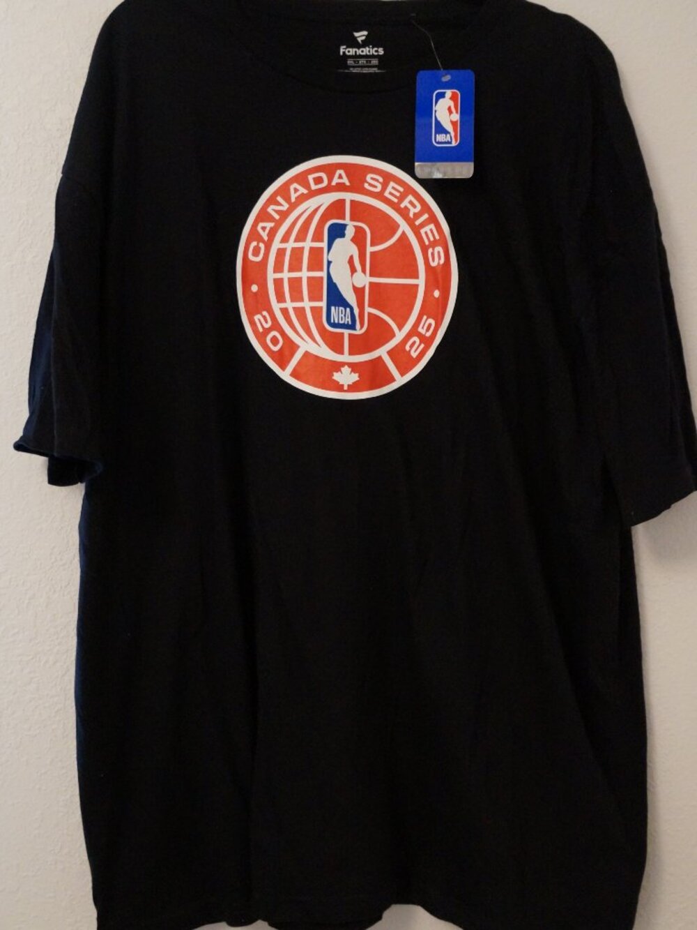 NBA T Shirt Mens Canada Series 2025 XXL Fanatics #018
